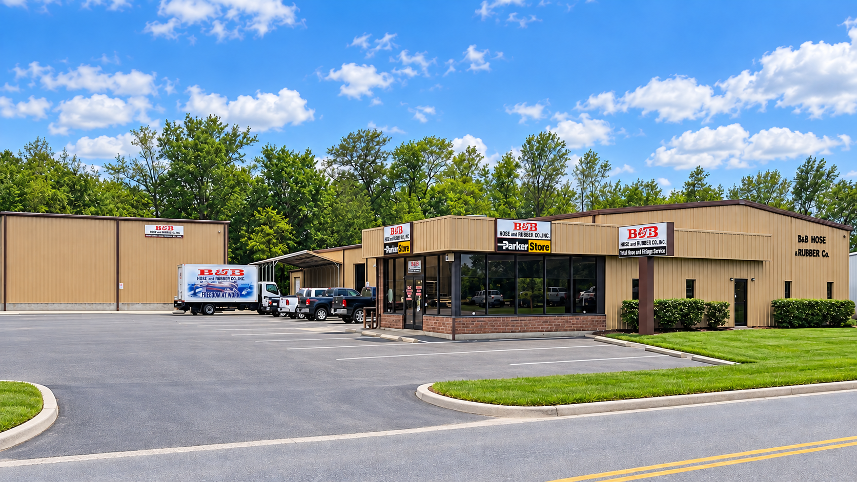 B&B Hose and Rubber Co. Chesapeake location — Parker Store on Bainbridge Blvd